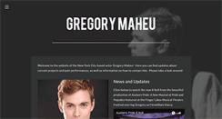 Desktop Screenshot of gregorymaheu.com