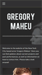 Mobile Screenshot of gregorymaheu.com